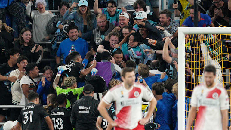 Watch: Epic goal in waning seconds sends MNUFC celebration into stands